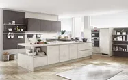 Cuisines Elite Riva, décor béton blanc 1