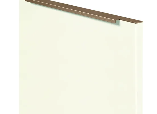 Poignée profilée, couleur bronze métallique Poignée profilée, couleur bronze métallique