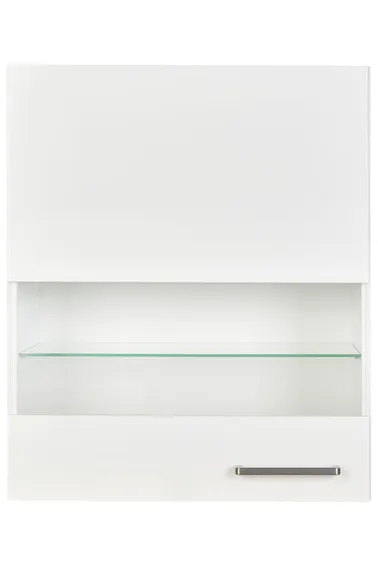 Cuisines Elite Meuble haut portre vitrée à segment largeur 60 cm Cuisines Elite Meuble haut portre vitrée à segment largeur 60 cm