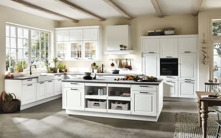Cuisines Elite Sylt Blanc alpin mat Cuisines Elite Sylt Blanc alpin mat