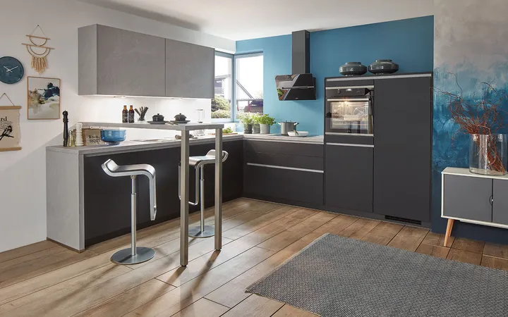 Cuisines Elite Easytouch, Noir graphite ultra-mat 3