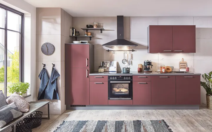 Cuisines Elite Easytouch, Rouge rouille ultra-mat 4
