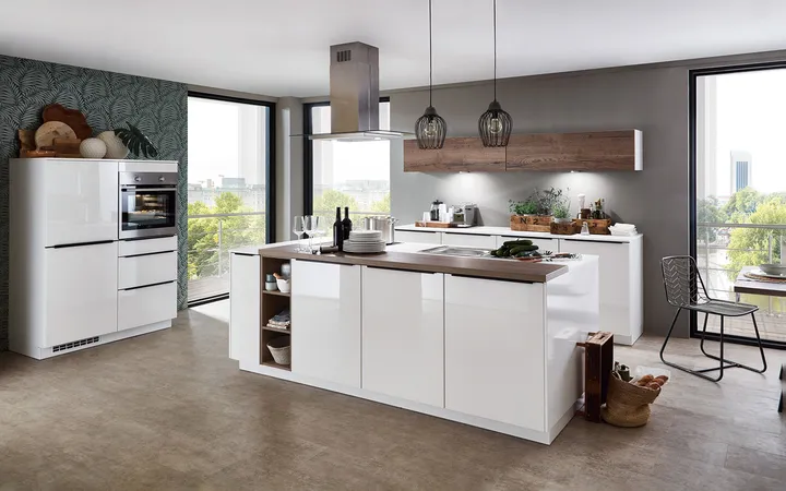 Cuisines Elite Blanc alpin brillant 1