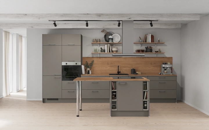 Cuisines Elite Cuisine en îlot 423,4 cm électroménagers inclus planning 1 0