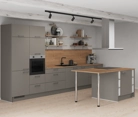 Cuisines Elite Cuisine en îlot 423,4 cm électroménagers inclus planning 1 1