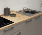 Cuisines Elite Cuisine linéaire 210 cm électroménagers inclus, planning 1 3