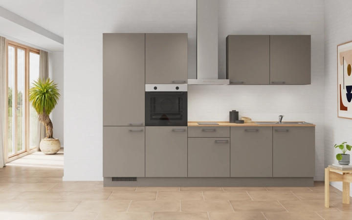 Cuisines Elite Cuisine linéaire 300 cm électroménagers inclus planning 1 0