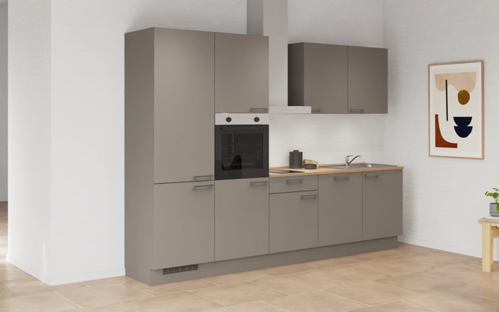 Cuisines Elite Cuisine linéaire 300 cm électroménagers inclus planning 1 1