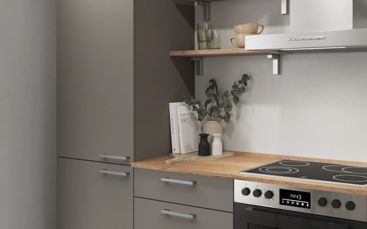 Cuisines Elite Cuisine linéare 270 cm électroménagers inclus planning 10 2