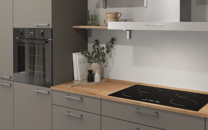 Cuisines Elite Cuisine en L 366,6 cm x 246, 6 cm électroménagers inclus planning 11 2