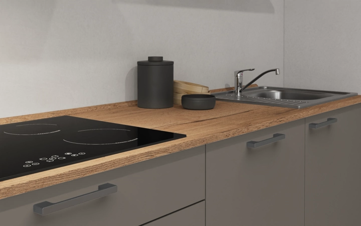Cuisines Elite Cuisine linéare 330cm électroménagers inclus planning 11 3