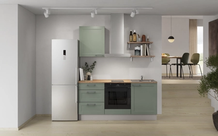 Cuisines Elite Cuisine linéaire 180 cm électroménagers inclus, planning 12 Roseau Cascada Cuisines Elite Cuisine linéaire 180 cm électroménagers inclus, planning 12 Roseau Cascada
