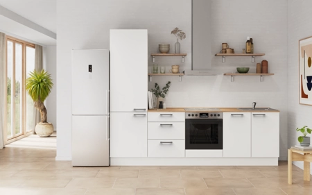 Cuisines Elite Cuisine linéare 270 cm électroménagers inclus planning 12 Blanc alpin, super mat Touch Cuisines Elite Cuisine linéare 270 cm électroménagers inclus planning 12 Blanc alpin, super mat Touch