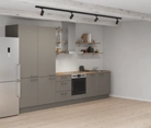 Cuisines Elite Cuisine linéare 360 cm électroménagers inclus planning 12 1