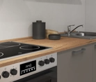 Cuisines Elite Cuisine linéare 360 cm électroménagers inclus planning 12 3