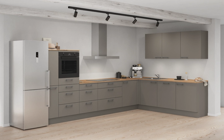 Cuisines Elite Cuisine en L 366,6 cm x 246, 6 cm électroménagers inclus planning 15 1