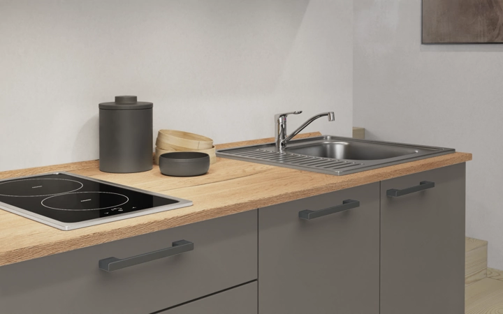 Cuisines Elite Cuisine linéaire 210 cm électroménagers inclus, planning 15 3