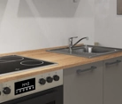 Cuisines Elite Cuisine linéaire 240 cm électroménagers inclus planning 17 3