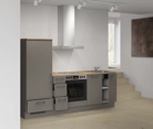 Cuisines Elite Cuisine linéaire 240 cm électroménagers inclus planning 17 4