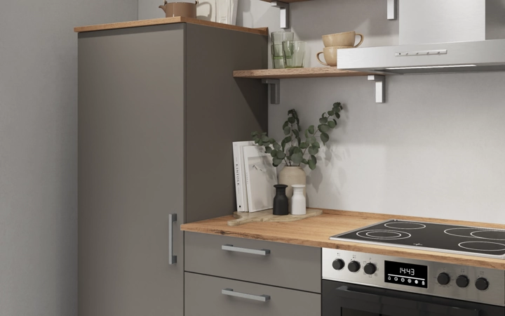 Cuisines Elite Cuisine linéare 270 cm électroménagers inclus planning 17 2