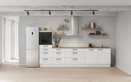 Cuisines Elite Cuisine linéare 330cm électroménagers inclus planning 18 Blanc alpin, super mat Touch Cuisines Elite Cuisine linéare 330cm électroménagers inclus planning 18 Blanc alpin, super mat Touch