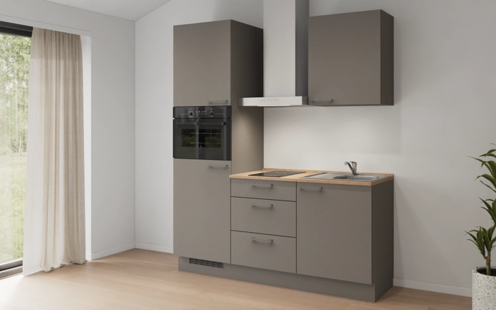 Cuisines Elite Cuisine linéaire 180 cm électroménagers inclus, planning 2 1