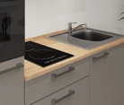 Cuisines Elite Cuisine linéaire 180 cm électroménagers inclus, planning 2 3