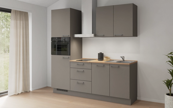 Cuisines Elite Cuisine linéaire 210 cm électroménagers inclus, planning 2 1