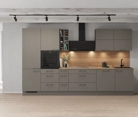 Cuisines Elite Cuisine linéare 360 cm électroménagers inclus planning 3 0