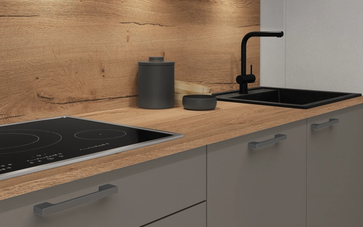 Cuisines Elite Cuisine linéare 360 cm électroménagers inclus planning 3 3
