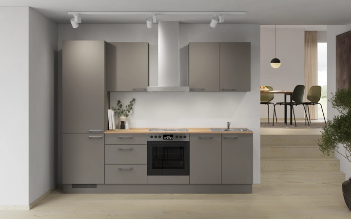 Cuisines Elite Cuisine linéare 270 cm électroménagers inclus planning 4 0