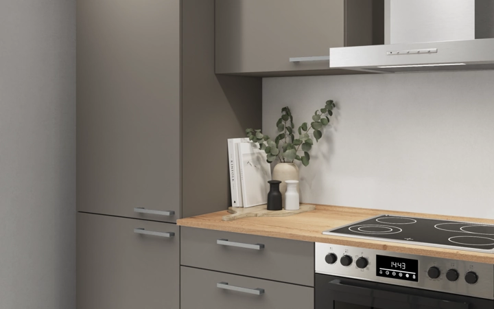 Cuisines Elite Cuisine linéare 270 cm électroménagers inclus planning 4 2