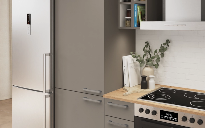 Cuisines Elite Cuisine linéaire 240 cm électroménagers inclus planning 6 2
