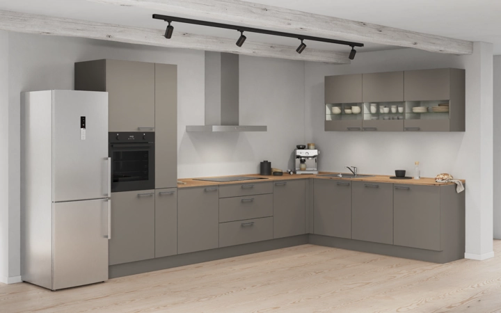 Cuisines Elite Cuisine en L 366,6 cm x 246, 6 cm électroménagers inclus planning 7 1