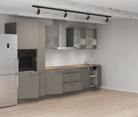 Cuisines Elite Cuisine linéare 360 cm électroménagers inclus planning 7 4