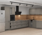 Cuisines Elite Cuisine en L 366,6 cm x 246, 6 cm électroménagers inclus planning 15 4