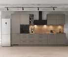 Cuisines Elite Cuisine linéare 360 cm électroménagers inclus planning 8 0