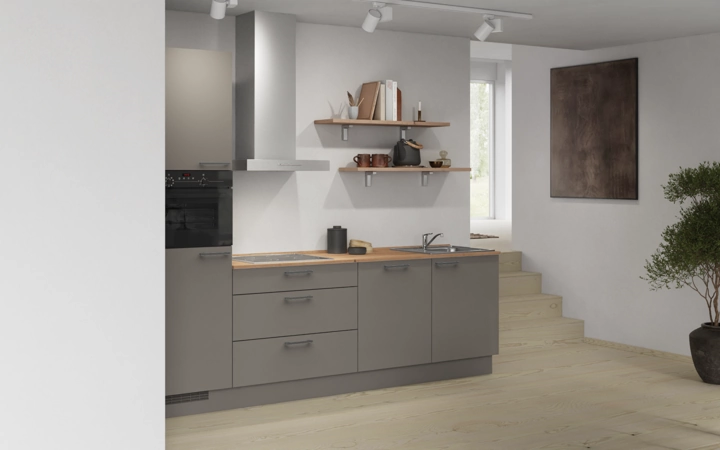 Cuisines Elite Cuisine linéare 270 cm électroménagers inclus planning 9 1