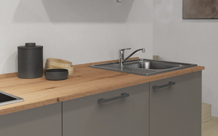 Cuisines Elite Cuisine linéare 270 cm électroménagers inclus planning 9 3